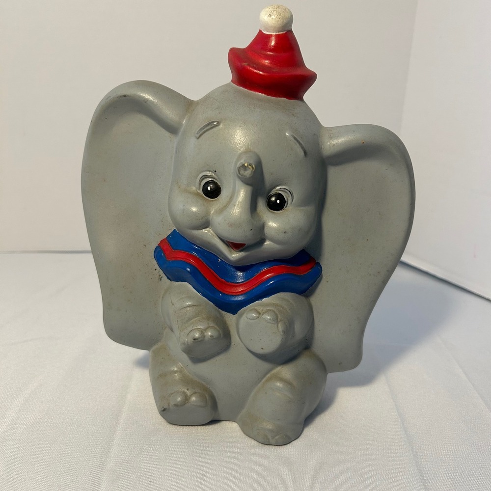Vintage Dumbo Figurine Disney Circus Elephant Nursery Decor‎